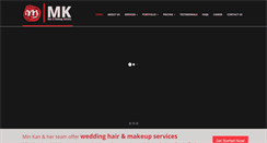 Desktop Screenshot of mkhairmakeup.com