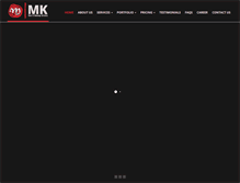 Tablet Screenshot of mkhairmakeup.com